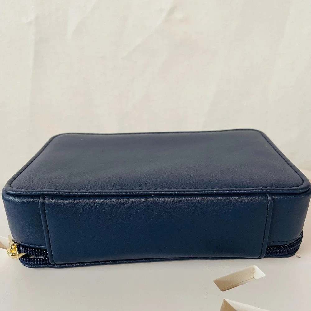 Missoni Delta Exclusive Navy Blue Cosmetic Travel Bag Organizer Zip Pouch‎